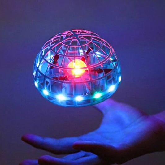 LED Flying Ball UFO Boomerang Spinner Ball Toy
